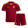 Baby Fußballbekleidung AS Roma Heimtrikot 2023-24 Kurzarm (+ kurze hosen)